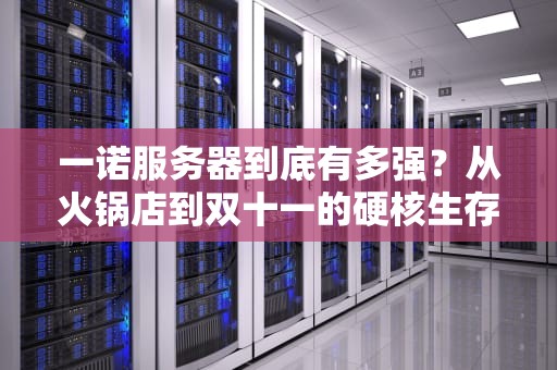 一诺服务器到底有多强？从火锅店到双十一的硬核生存指南