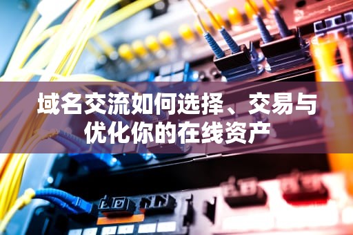 域名交流如何选择、交易与优化你的在线资产