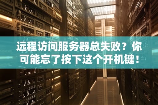 远程访问服务器总失败？你可能忘了按下这个开机键！