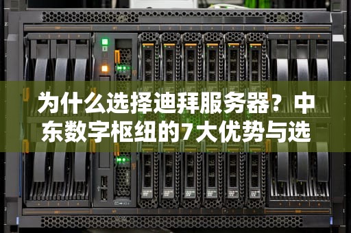 为什么选择迪拜服务器？中东数字枢纽的7大优势与选型指南