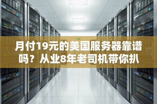 月付19元的美国服务器靠谱吗？从业8年老司机带你扒一扒低价主机的内幕真相