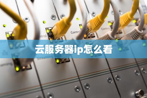 云服务器ip怎么看