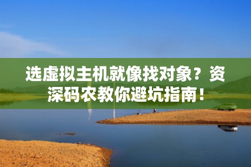 选虚拟主机就像找对象？资深码农教你避坑指南！