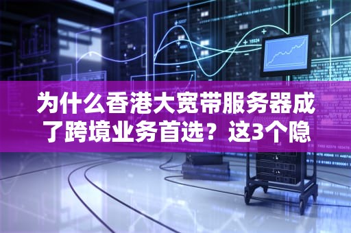 为什么香港大宽带服务器成了跨境业务首选？这3个隐藏优势连老司机都拍大腿