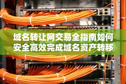 域名转让网交易全指南如何安全高效完成域名资产转移