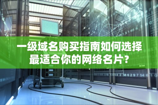 一级域名购买指南如何选择最适合你的网络名片？