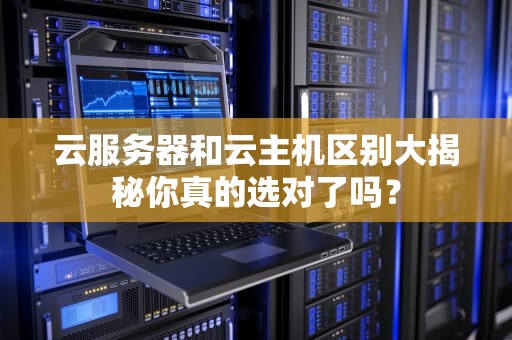 云服务器和云主机区别大揭秘你真的选对了吗？