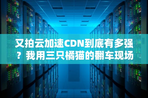 又拍云加速CDN到底有多强？我用三只橘猫的翻车现场给你讲明白！