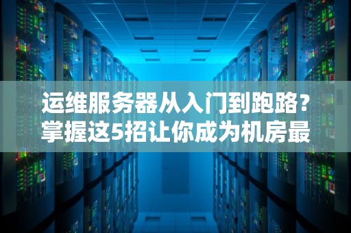 运维服务器从入门到跑路？掌握这5招让你成为机房最靓的仔！