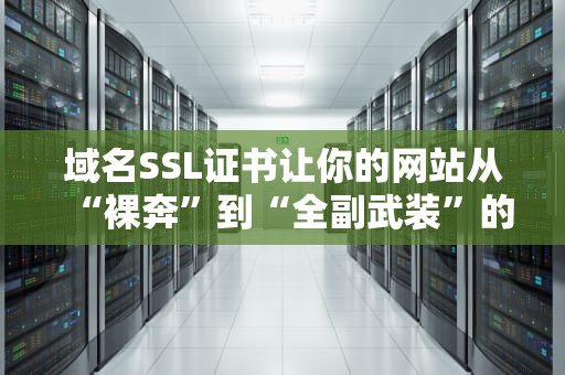 域名SSL证书让你的网站从“裸奔”到“全副武装”的终极指南