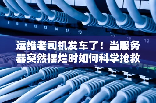 运维老司机发车了！当服务器突然摆烂时如何科学抢救？这份急救指南请收好