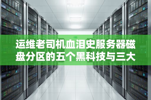 运维老司机血泪史服务器磁盘分区的五个黑科技与三大作死姿势