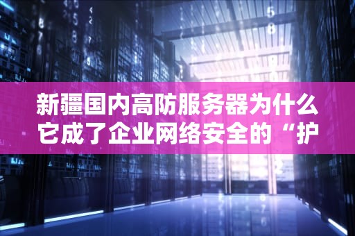 新疆国内高防服务器为什么它成了企业网络安全的“护城河”？