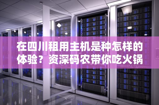 在四川租用主机是种怎样的体验？资深码农带你吃火锅式避坑指南