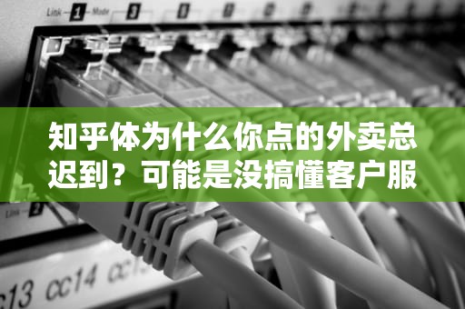 知乎体为什么你点的外卖总迟到？可能是没搞懂客户服务器方式！（附全网最下饭解读）