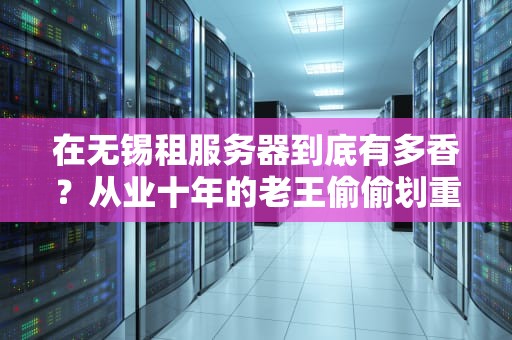 在无锡租服务器到底有多香？从业十年的老王偷偷划重点