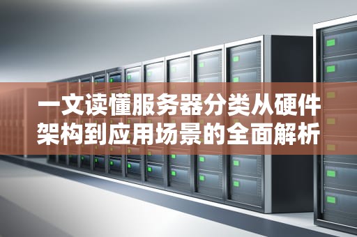 一文读懂服务器分类从硬件架构到应用场景的全面解析（附选购指南）