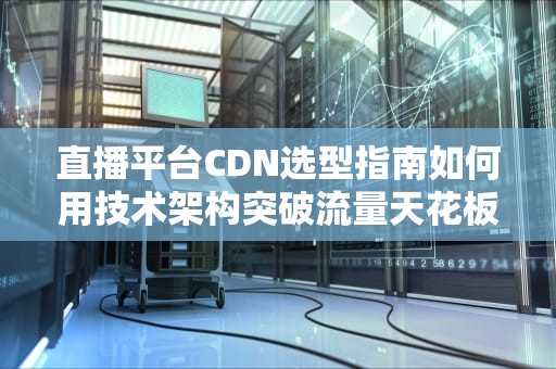 直播平台CDN选型指南如何用技术架构突破流量天花板？