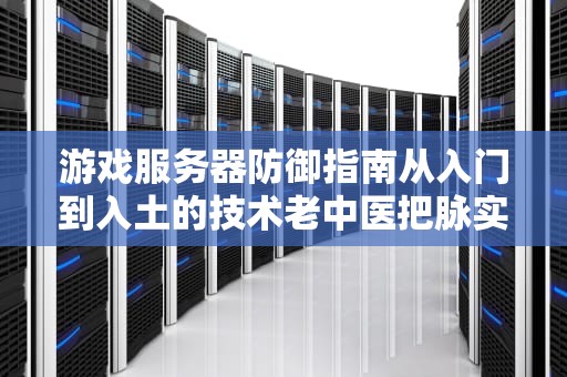 游戏服务器防御指南从入门到入土的技术老中医把脉实录