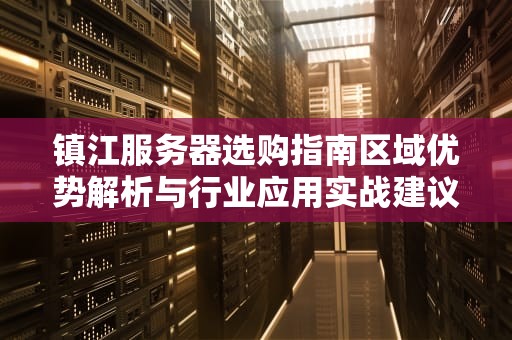 镇江服务器选购指南区域优势解析与行业应用实战建议