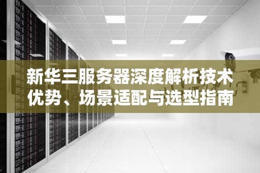 新华三服务器深度解析技术优势、场景适配与选型指南（SEO优化版）