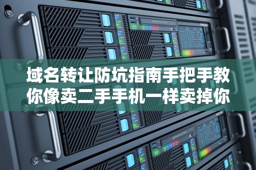 域名转让防坑指南手把手教你像卖二手手机一样卖掉你的域名！