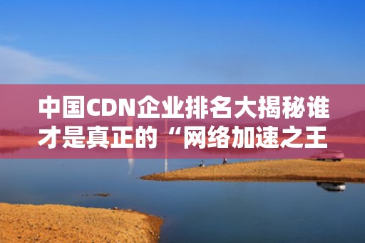 中国CDN企业排名大揭秘谁才是真正的“网络加速之王”？