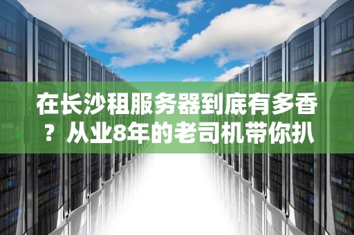 在长沙租服务器到底有多香？从业8年的老司机带你扒一扒星城数据内幕