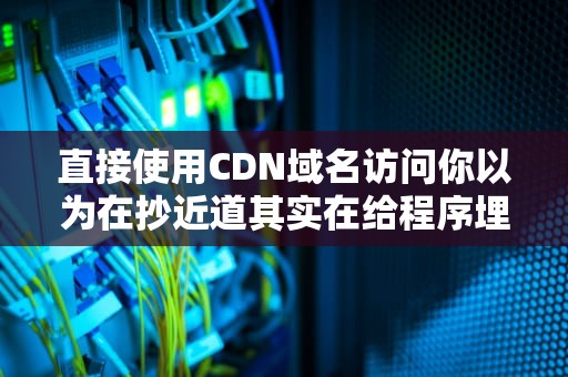 直接使用CDN域名访问你以为在抄近道其实在给程序埋地雷？