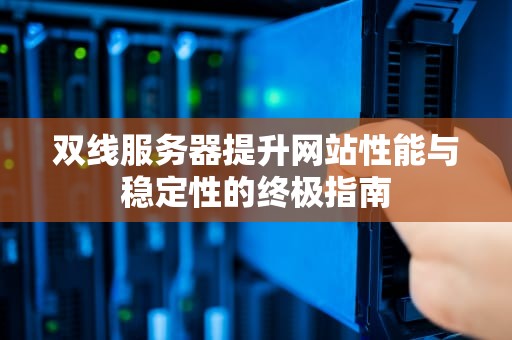 双线服务器提升网站性能与稳定性的终极指南