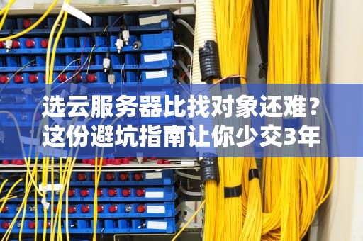 选云服务器比找对象还难？这份避坑指南让你少交3年智商税（附薅羊毛攻略）