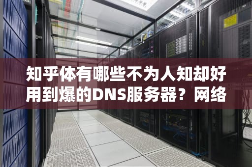 知乎体有哪些不为人知却好用到爆的DNS服务器？网络老司机带你解锁网速新姿势