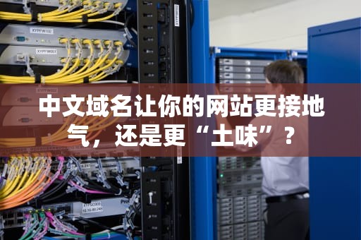 中文域名让你的网站更接地气，还是更“土味”？