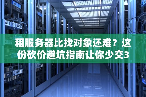 租服务器比找对象还难？这份砍价避坑指南让你少交3年智商税