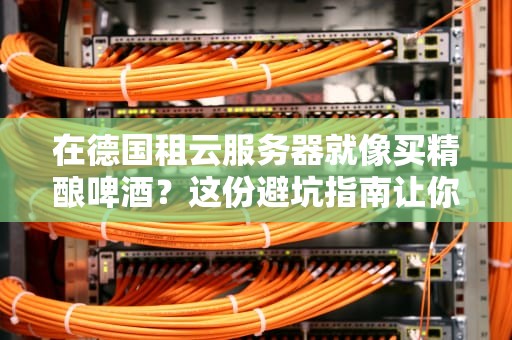 在德国租云服务器就像买精酿啤酒？这份避坑指南让你喝到最醇香的数字黑科技