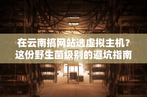 在云南搞网站选虚拟主机？这份野生菌级别的避坑指南请收好