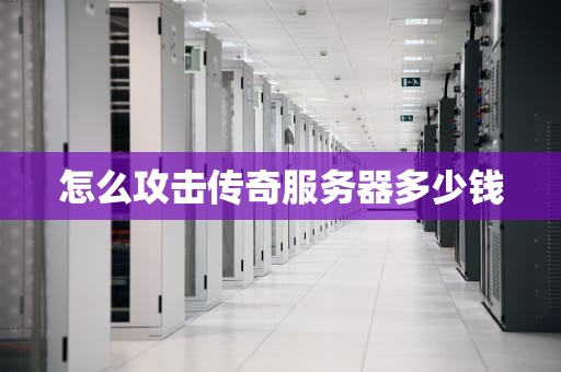 怎么攻击传奇服务器多少钱