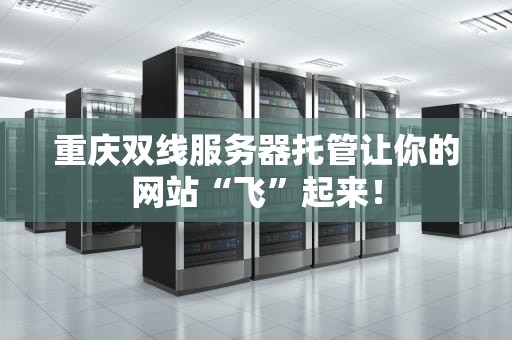 重庆双线服务器托管让你的网站“飞”起来！
