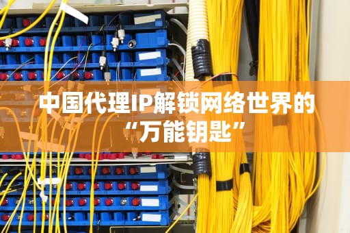 中国代理IP解锁网络世界的“万能钥匙”