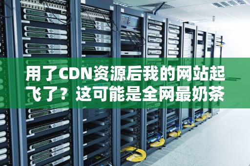 用了CDN资源后我的网站起飞了？这可能是全网最奶茶的技术科普！