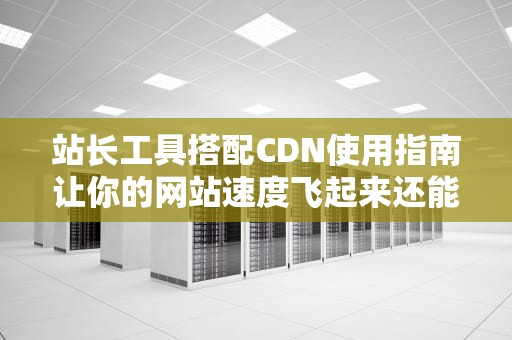 站长工具搭配CDN使用指南让你的网站速度飞起来还能偷看用户底牌？