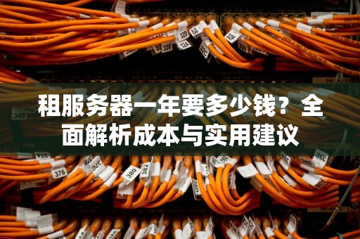 租服务器一年要多少钱？全面解析成本与实用建议