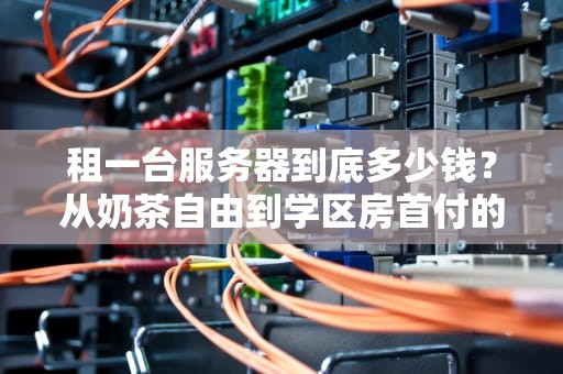 租一台服务器到底多少钱？从奶茶自由到学区房首付的价格链科普