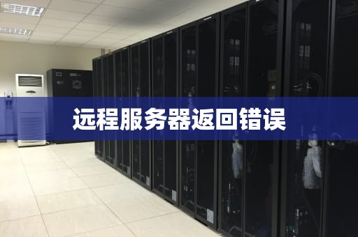 远程服务器返回错误