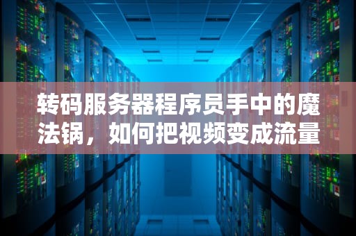 转码服务器程序员手中的魔法锅，如何把视频变成流量密码？