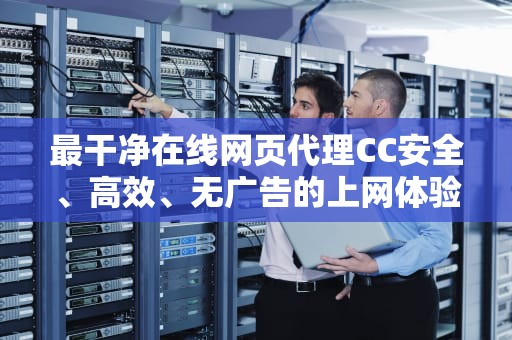 最干净在线网页代理CC安全、高效、无广告的上网体验