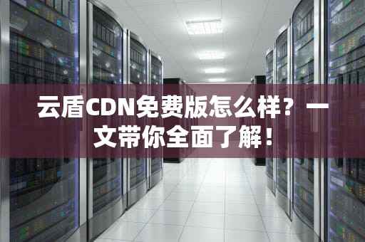 云盾CDN免费版怎么样？一文带你全面了解！