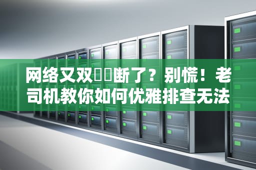 网络又双叒叕断了？别慌！老司机教你如何优雅排查无法连接服务器