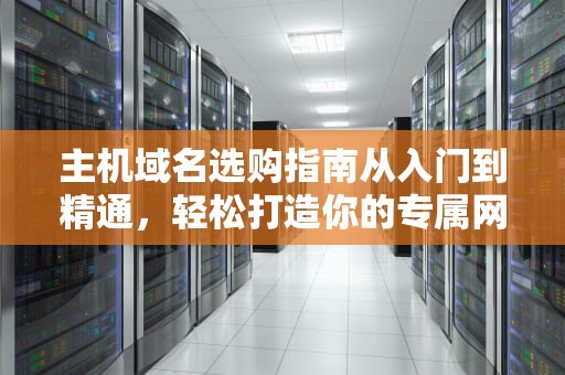 主机域名选购指南从入门到精通，轻松打造你的专属网络空间