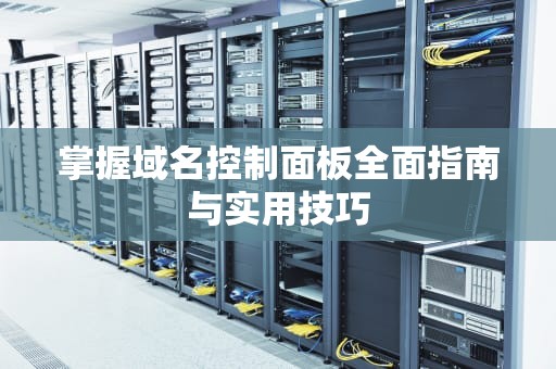 掌握域名控制面板全面指南与实用技巧